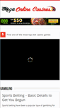 Mobile Screenshot of megaonlinecasinos.net